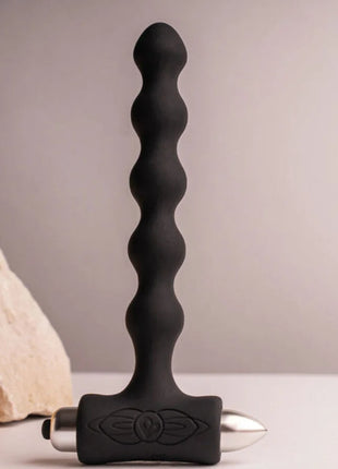 ROCKS-OFF - PETITE SENSATIONS PEARLS - ANAL PLUG VIBRATOR - SCHWARZ - Anal-Vibratoren