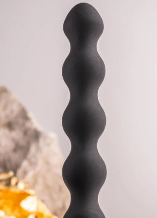 ROCKS-OFF - PETITE SENSATIONS PEARLS - ANAL PLUG VIBRATOR - SCHWARZ - Anal-Vibratoren