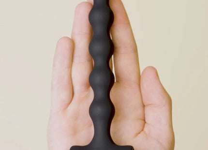 ROCKS-OFF - PETITE SENSATIONS PEARLS - ANAL PLUG VIBRATOR - SCHWARZ - Anal-Vibratoren