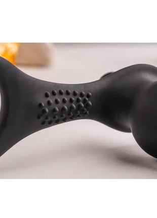 ROCKS-OFF - RO-ZEN RRO - ANAL PLUG MIT VIBRIERENDEM PENISRING - SCHWARZ - Anal-Vibratoren mit Penisring