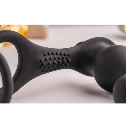 ROCKS-OFF - RO-ZEN RRO - ANAL PLUG MIT VIBRIERENDEM PENISRING - SCHWARZ - Anal-Vibratoren mit Penisring