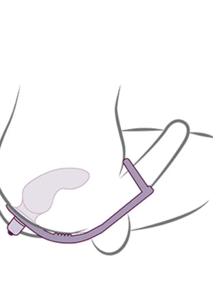 ROCKS-OFF - RO-ZEN RRO - ANAL PLUG MIT VIBRIERENDEM PENISRING - SCHWARZ - Anal-Vibratoren mit Penisring