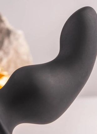 ROCKS-OFF - RO-ZEN RRO - ANAL PLUG MIT VIBRIERENDEM PENISRING - SCHWARZ - Anal-Vibratoren mit Penisring