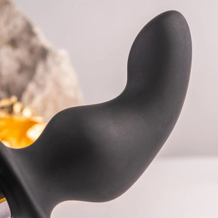 ROCKS-OFF - RO-ZEN RRO - ANAL PLUG MIT VIBRIERENDEM PENISRING - SCHWARZ - Anal-Vibratoren mit Penisring