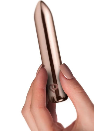 ROCKS-OFF - WIEDERAUFLADBARER VIBRIERENDER BULLET GOLDEN ROSE
