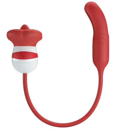 ROMANCE - ALYSS MASTURBATOR MUND - ROT - Zungen Vibratoren