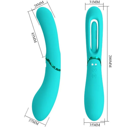 ROMANCE - LEXIE G-SPOT VIBRATOR 7 VIBRATIONEN - TÜRKIS - G-Punkt Vibratoren