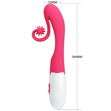 ROMANCE - VIBRATOR UND STIMULATOR 30 GESCHWINDIGKEITEN - ROSA - HI-TECH Vibrator