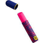 Vibranter pink und navyblauer silikon romp lippenstift mit 7 stufen für präzise stimulation und klitoralstimulation