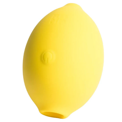 Romp lemon crush gelber silikon klitorisstimulator in zitronenform mit glatter oberfläche