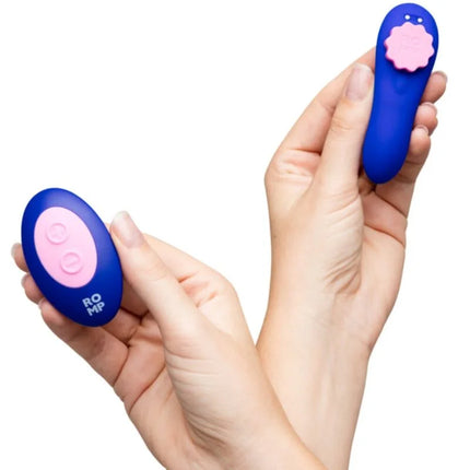 Romp party höschenvibrator set in blau und rosa mit magnetischer fernbedienung für äußeren klitorisstimulation