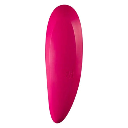 Vibrant fuchsia farbener romp shine silikon-auflagevibrator mit glatter glänzender oberfläche für äußere klitorisstimulation