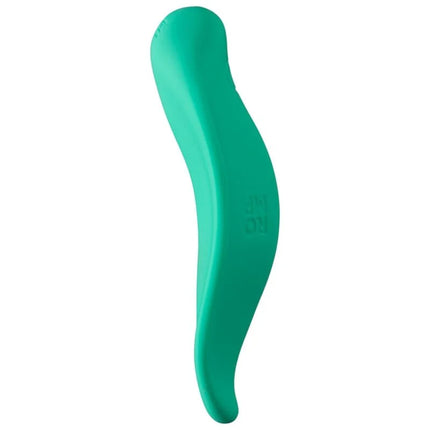Romp wave ergonomischer silikon-klitorisvibrator in aquagrün mit glattem, geschwungenem design für gezielte äußere stimulation