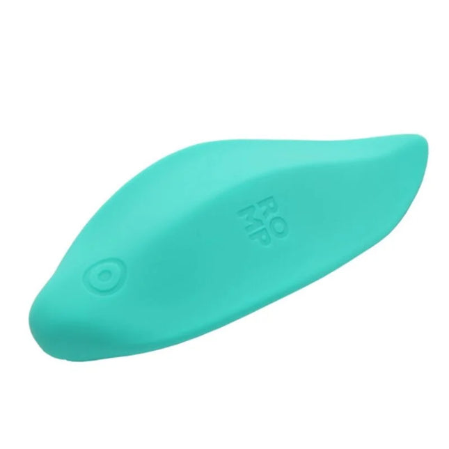 Teal silikon wellenvibrator klitorisstimulator von romp mit ergonomischer form und natürlicher weise aquagrün