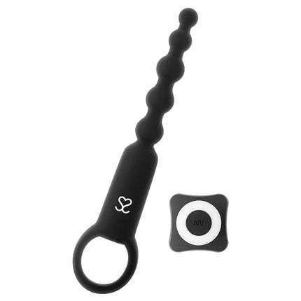 RONIE - ANAL-VIBRATOR - MIT FERNBEDIENUNG - SCHWARZ - Analkugeln