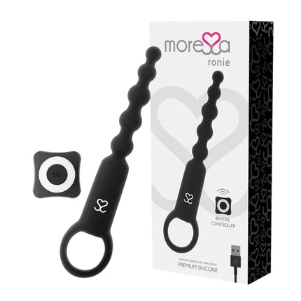 RONIE - ANAL-VIBRATOR - MIT FERNBEDIENUNG - SCHWARZ - Analkugeln