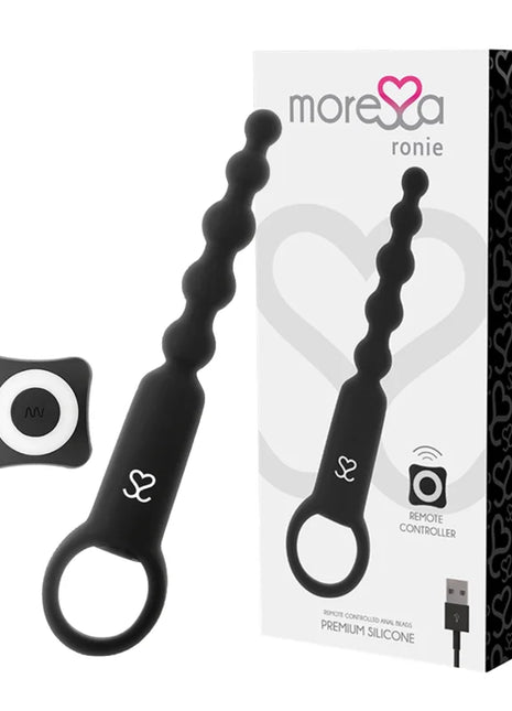 RONIE - ANAL-VIBRATOR - MIT FERNBEDIENUNG - SCHWARZ - Analkugeln
