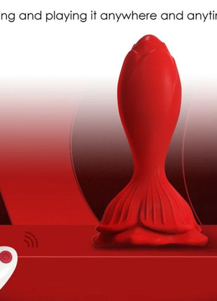 ROSA VIBRATOR & ANALPLUG - FERNBEDIENUNG - Analplug