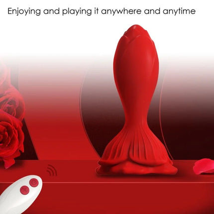ROSA VIBRATOR & ANALPLUG - FERNBEDIENUNG - Analplug