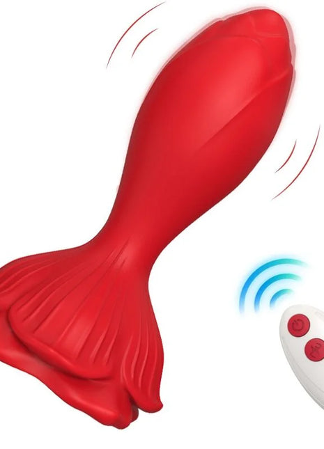 ROSA VIBRATOR & ANALPLUG - FERNBEDIENUNG - Analplug