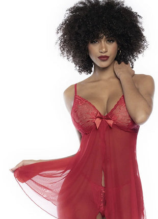 rotes Babydoll - MAL7501RED von Mapale - S/M / Red - Babydolls