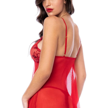 rotes Babydoll - MAL7559RED von Mapale - Babydolls
