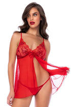 rotes Babydoll - MAL7559RED von Mapale - S/M / Red - Babydolls