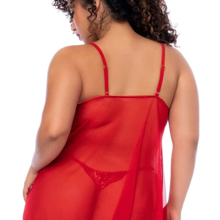 rotes Babydoll - MAL7559XRED von Mapale - Babydolls