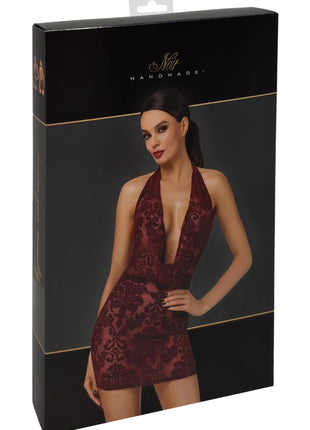 Royal Kink: Burgunder Minikleid mit Glamour-Faktor - Minikleid