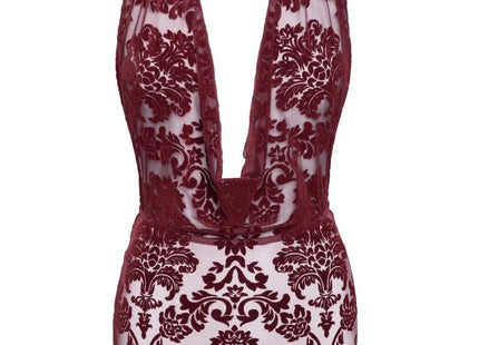 Royal Kink: Burgunder Minikleid mit Glamour-Faktor - XS / rot - Minikleid