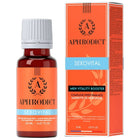 Ruf nahrungsergänzungsmittel sexovital 20 ml mit aphrodit sexovital men vitality booster in bernsteinfarbener glasflasche und verpackung