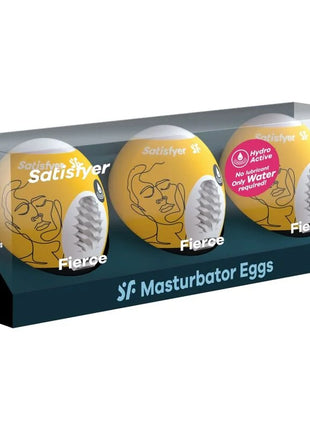 SATISFYER - 3 MASTURBATOR EIER FIERCE - Ei-Masturbator