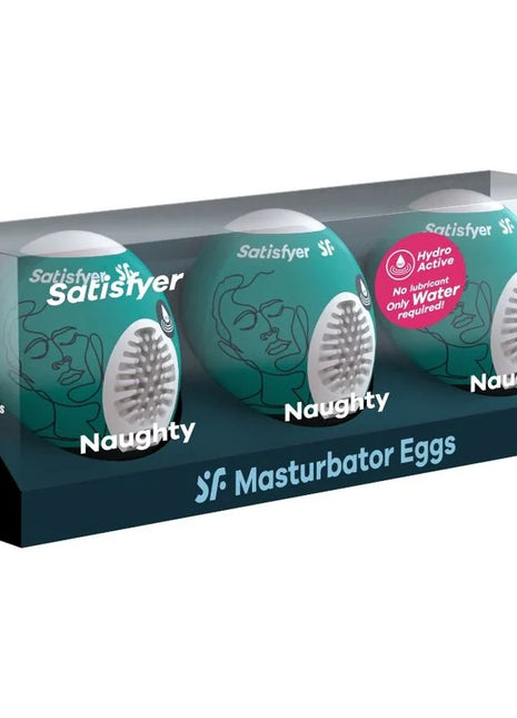 SATISFYER - 3 MASTURBATOR EIER NAUGHTY - Ei-Masturbator