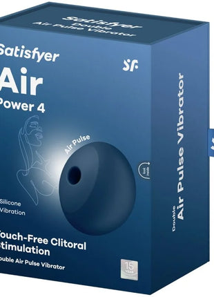 SATISFYER - AIR POWER 4 STIMULATOR & VIBRATOR 12 VIBRATIONEN BLAU