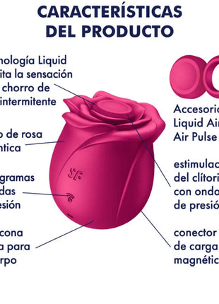 SATISFYER - AIR PULSE PRO 2 CLASSIC BLOSSOM VIBRATOR