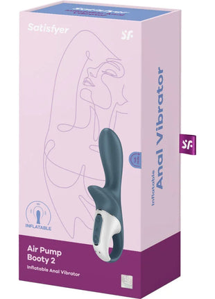 Satisfyer Air Pump Booty 2 – Aufblasbarer Anal- & Prostata-Vibrator mit variabler Größe - Prostata-Vibratoren