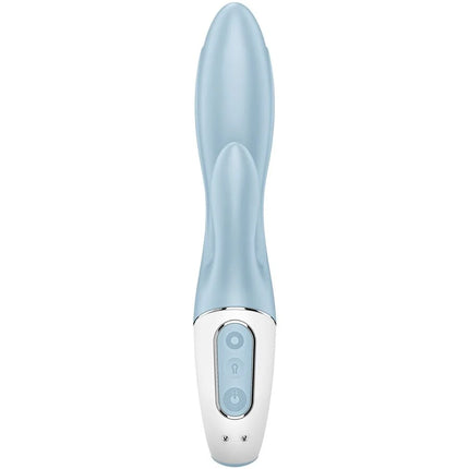 SATISFYER - AIR PUMP BUNNY 1 AUFBLASBARER KANINCHENVIBRATOR BLAU - Rabbit-Vibratoren