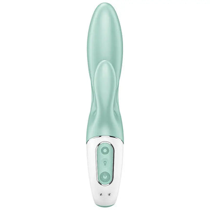 SATISFYER - AIR PUMP BUNNY 5+ AUFBLASBARE KANINCHENVIBRATOR-APP GRÜN - Rabbit-Vibratoren
