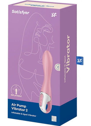 Satisfyer Air Pump Vibrator 2 – Aufblasbarer G-Punkt- & Anal-Vibrator mit variabler Größe - Anal-Vaginalvibratoren