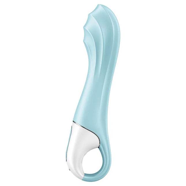 SATISFYER - AIR PUMP VIBRATOR 5+ AUFBLASBARE G-SPOT-VIBRATOR-APP BLAU - G-Punkt-Vibrator