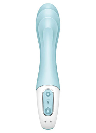 SATISFYER - AIR PUMP VIBRATOR 5+ AUFBLASBARE G-SPOT-VIBRATOR-APP BLAU - G-Punkt-Vibrator