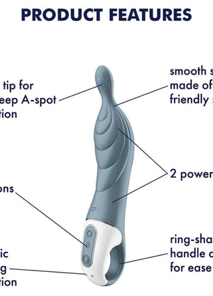 SATISFYER - AMAZING 2 ASPOT VIBRATOR - TÜRKIS - A-Punkt Vibratoren