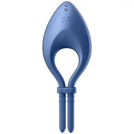 SATISFYER - BULLSEYE RING VIBRATOR APP BLAU - Penisring für Paare