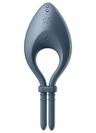SATISFYER - BULLSEYE RING VIBRATOR APP GRAU - Penisring für Paare