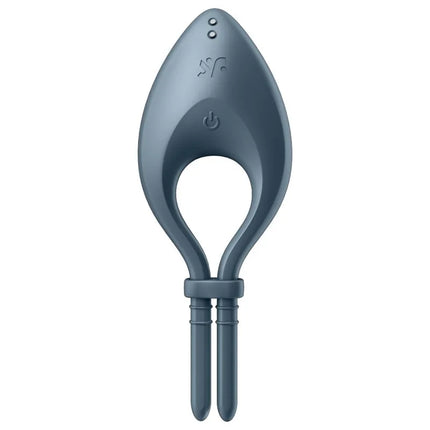 SATISFYER - BULLSEYE RING VIBRATOR APP GRAU - Penisring für Paare