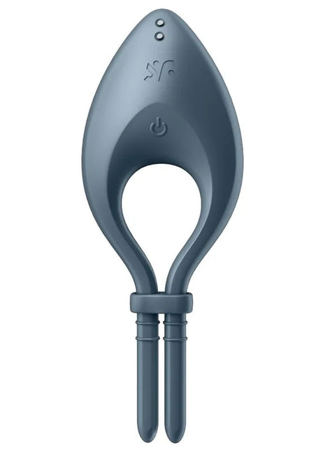 SATISFYER - BULLSEYE RING VIBRATOR APP GRAU - Penisring für Paare