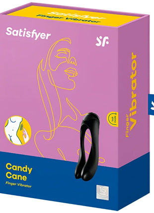 SATISFYER - CANDY CANE FINGERVIBRATOR ORANGE