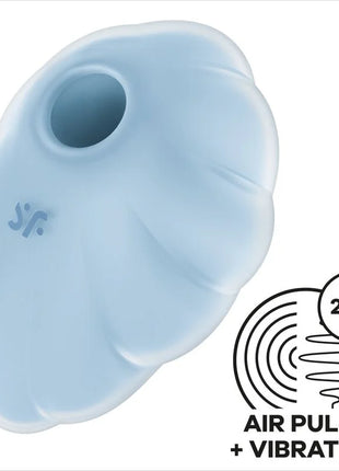 Satisfyer Cloud Dancer – Romantischer Air Pulse Vibrator mit 2 Motoren & 23 Funktionen - Druckwellenvibratoren