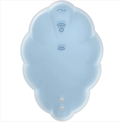 Satisfyer Cloud Dancer – Romantischer Air Pulse Vibrator mit 2 Motoren & 23 Funktionen - Druckwellenvibratoren