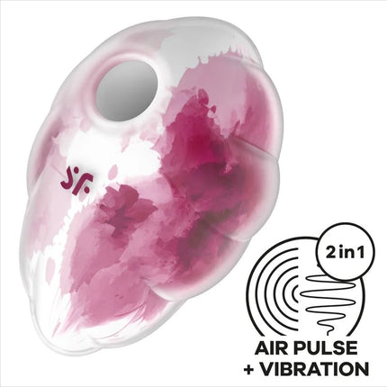 Satisfyer Cloud Dancer – Romantischer Air Pulse Vibrator mit 2 Motoren & 23 Funktionen - Druckwellenvibratoren
